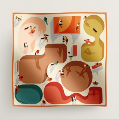 カレ 90 《フィギュア・リーブル》 | Hermès - エルメス-公式サイト